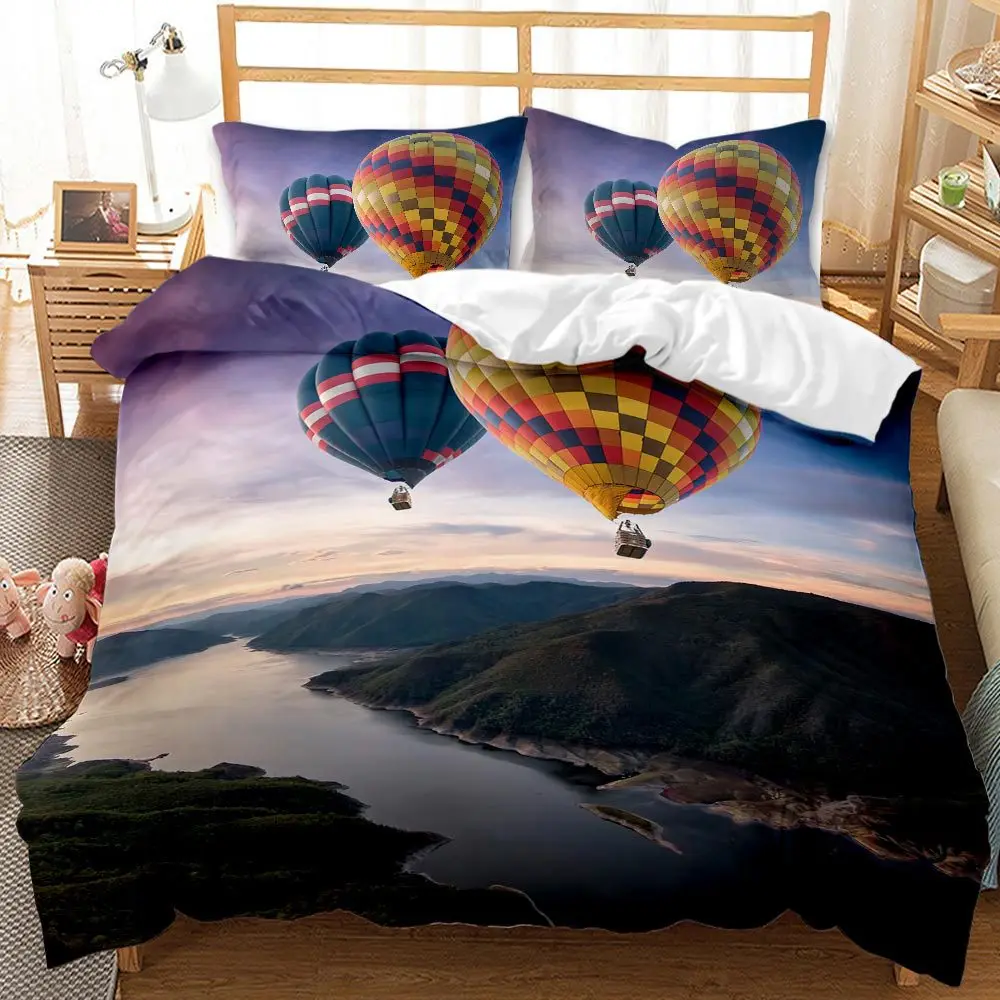 

Flying Journey 3D Art Duvet Cover Set King Queen Double Full Twin Single Size Bed Linen Set