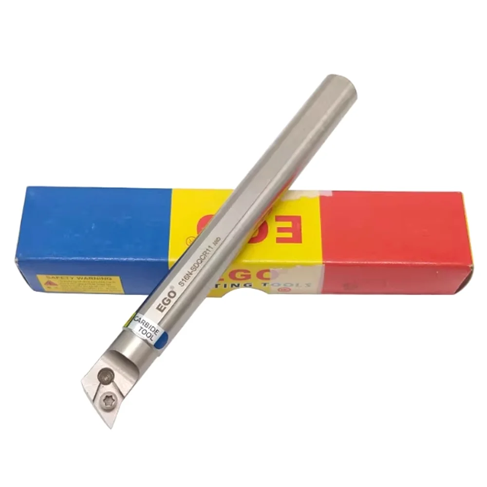 EGO Lathe Accessories Boring Bar S40T-SDQCR11 Diameter 40mm Metal Lathe Workshop Tools Cutter Screw Bit Holder For DCMT11T3**
