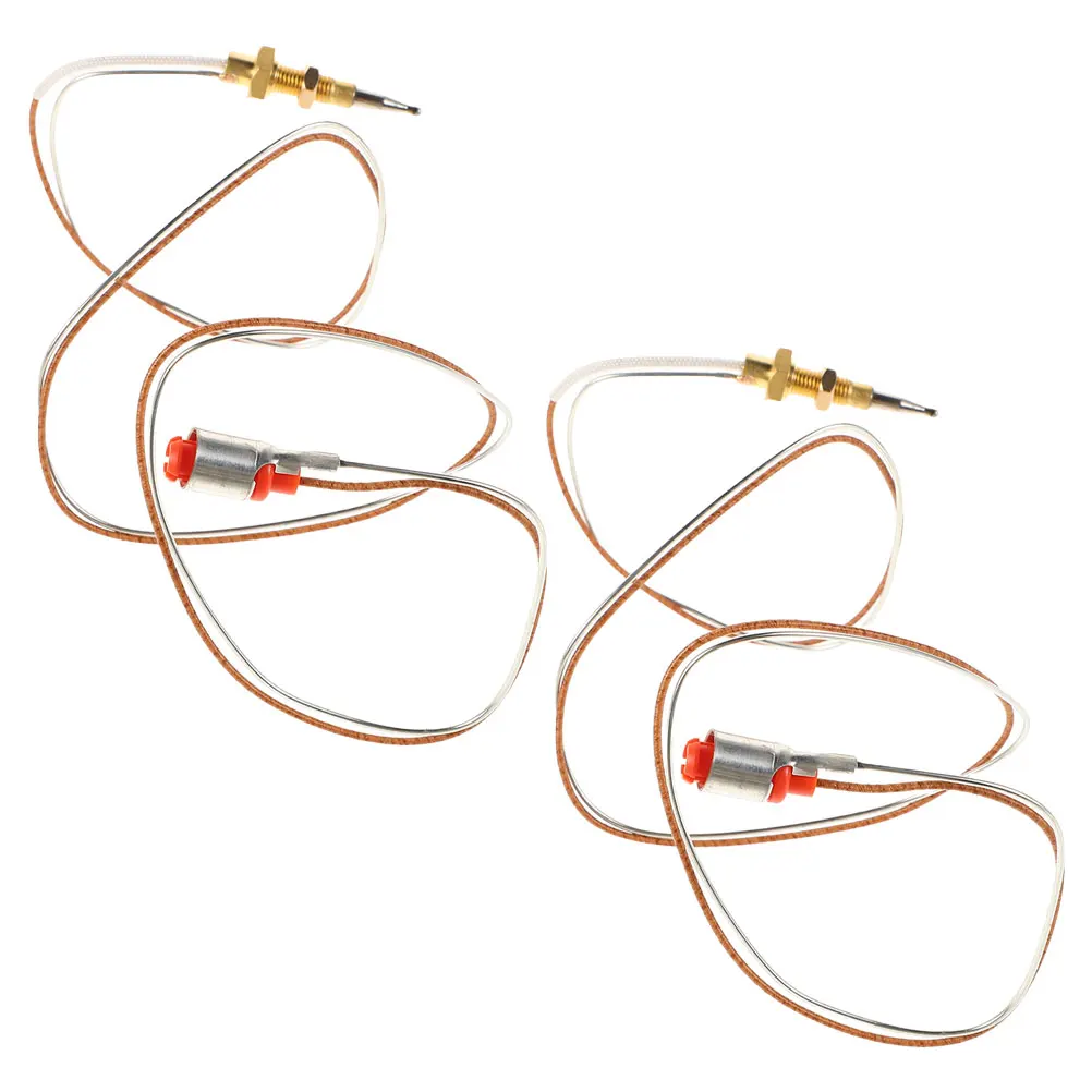 

2pcs Universal Stove Thermocouple Sensor Replacement Efficient Ignition Automatic Flame Out Protection For Gas Stoves Ovens