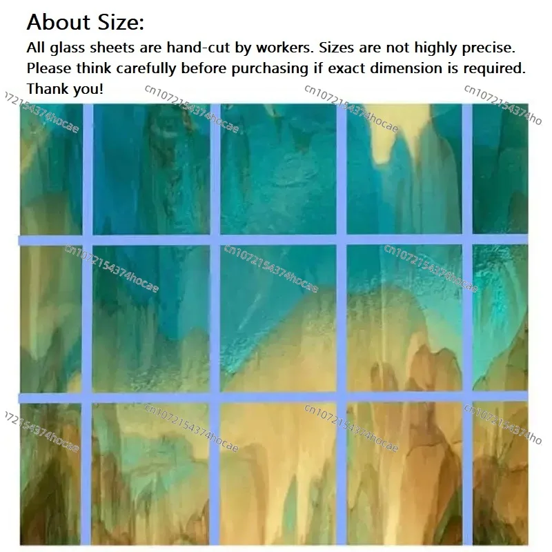 【Syoooo Marble Series】Korean Stained Glass KSGA Mosaic DIY Craft Kit Thickness:3mm Size:12*15cm / 25*30cm