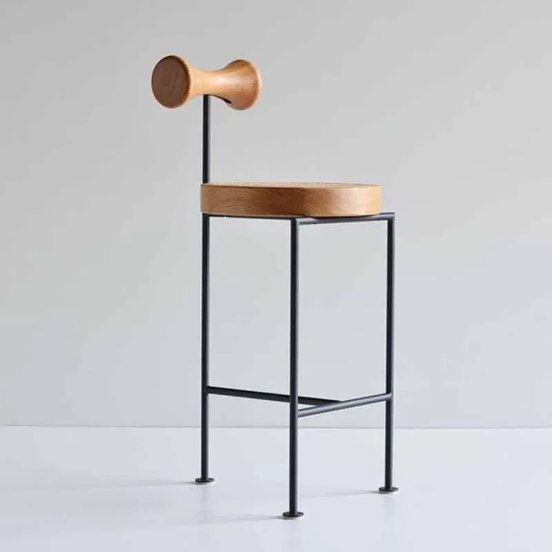 Tocador Vogue de madera maciza de segunda mano, silla moderna de Bar de oficina, Barbero, cafetería, salón, silla de ordenador, muebles de Bar Sandalye para exteriores