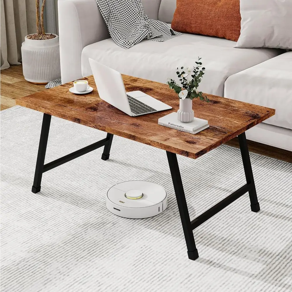 Compact Design Coffee Table - Stylish and Functional for Living Room, Sturdy, Ideal for Apartments, Offices, and Small Spaces, E