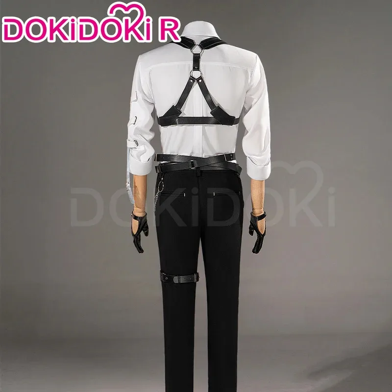 Sylus Rafayel Xavier Zayne Cosplay Costume Game Love and Deepspace【XS-2XL】DokiDoki-R White Grey Plus Size