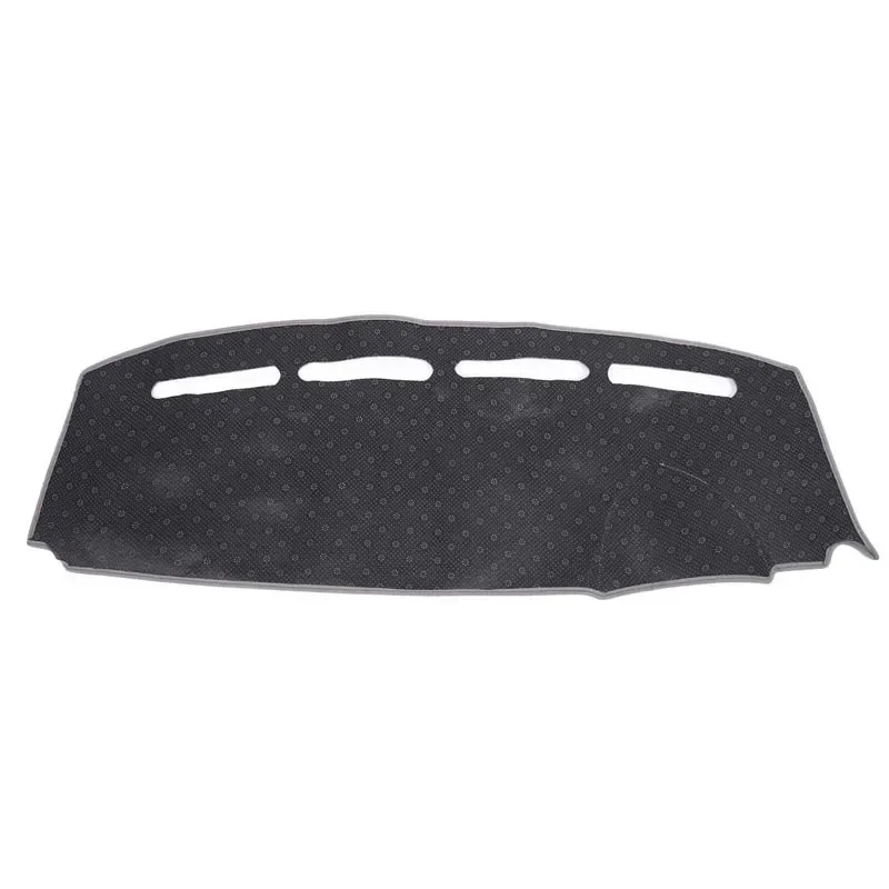 

For Fiat 500 2008-2023 polyester black car dashboard sun protection mat sticker car interior protection accessories LHD 1Pcs