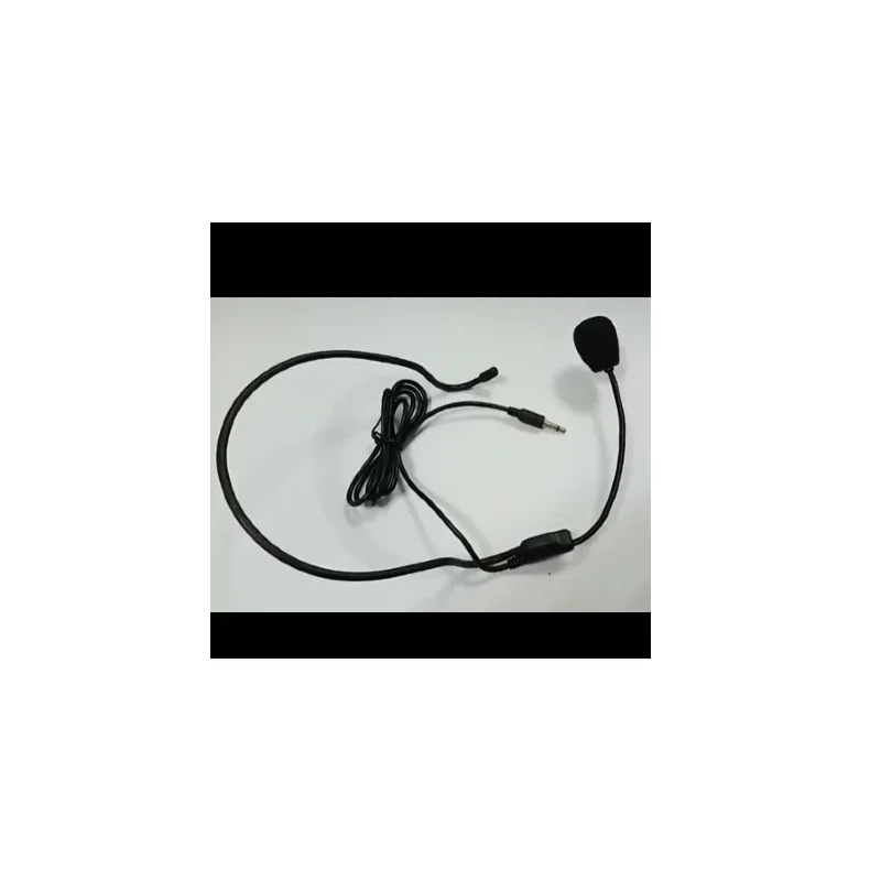 

1Pcs 3.5MM Headworn Wired Microphone Headset Voice Amplifier Speaker Clear Sound Mic For Conference Guide Speech Teacher