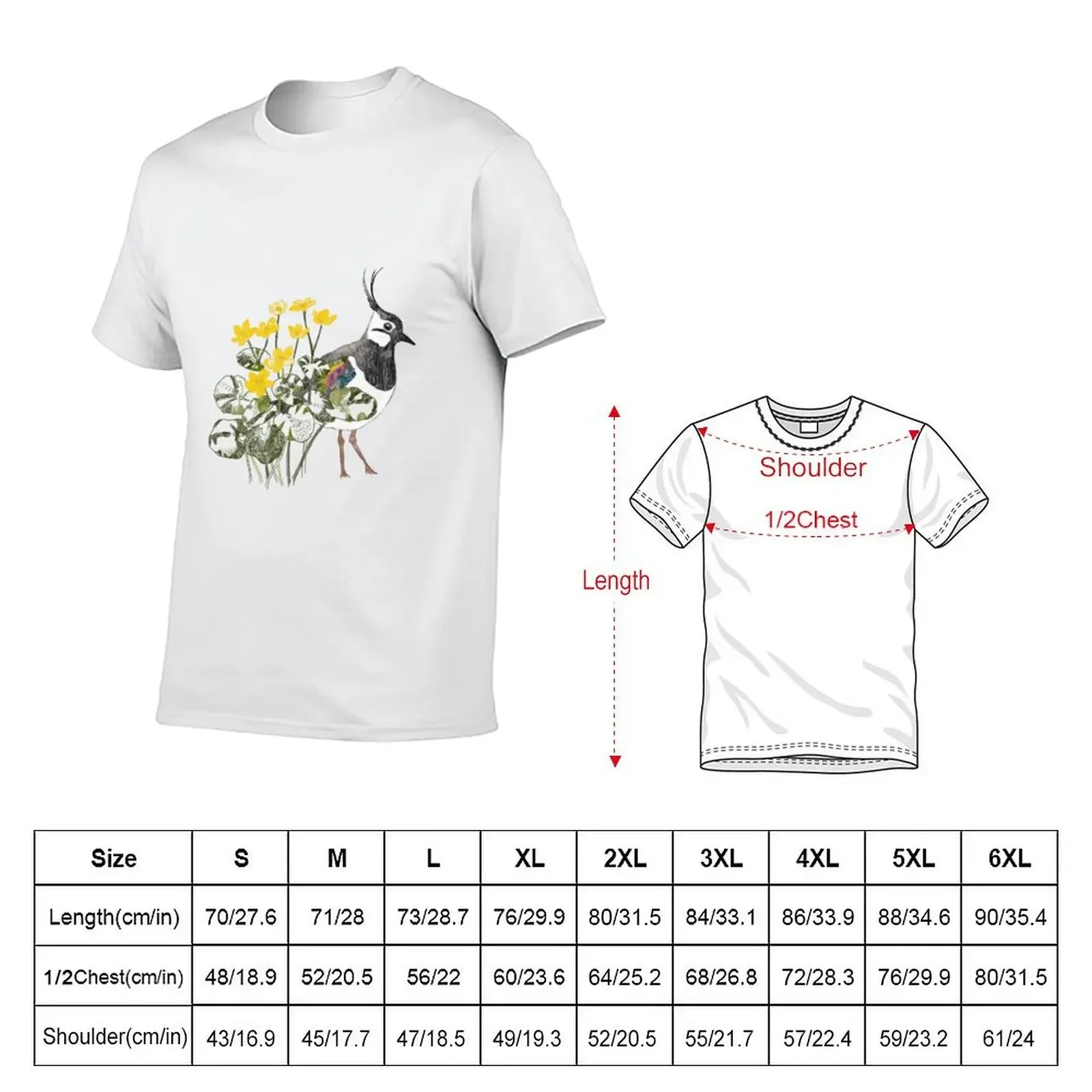 Lapwing T-Shirt blacks cute tops baggy shirts men t shirt