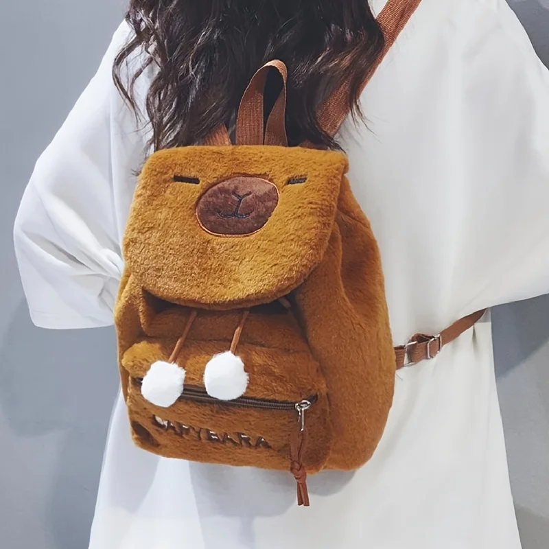 حقيبة ظهر كابيبارا، حقيبة ظهر لطيفة، حقيبة ظهر صغيرة للنساء، حقيبة ظهر للنساء، حقيبة ظهر للطلاب، حقيبة ظهر صغيرة للنساء #1