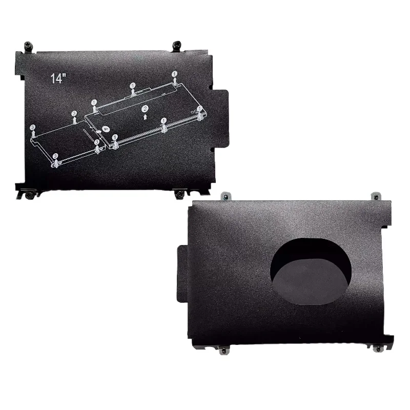 New HDD SSD Hard Drive Tray Caddy Frame Bracket Hardware kit with Screws for HP ProBook 640 G4 G5 645 650 655 G4 G5 Black Holder