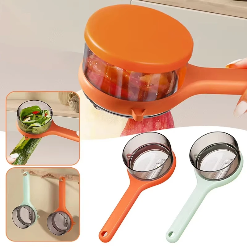 

The new Multifunctional Vegetable Fruit Peeler Storage Type Durable Paring Knives Dishwasher Safe Easy Cleaning Kitchen Gadgets