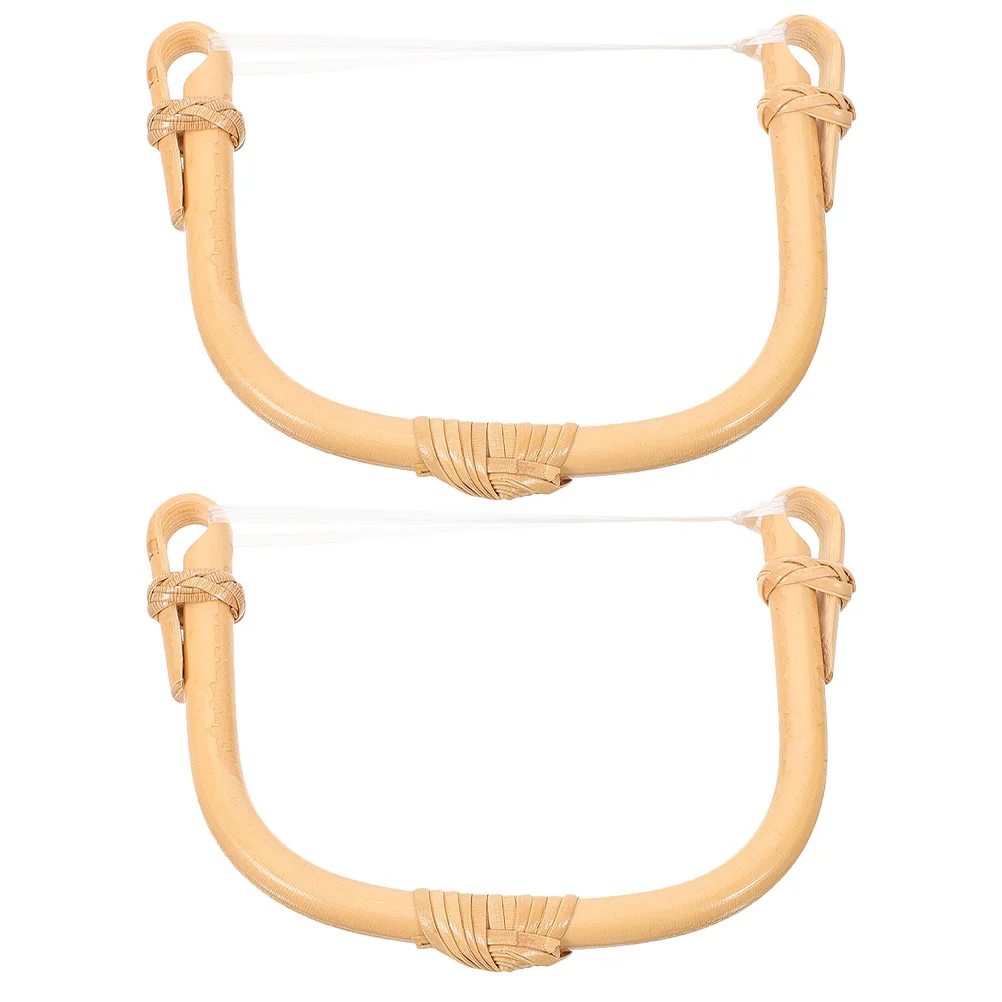 

2Pcs Bamboo Teapot Handle Replacement Rustic Grip for Ceramic Metal Pots Safe Comfortable Tea Kettle Accessory