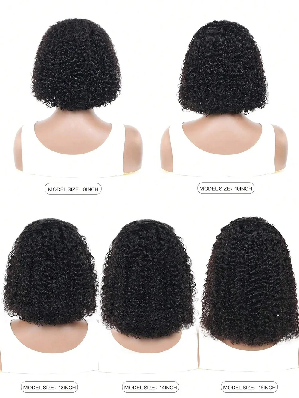 Peluca Bob de onda profunda, peluca de malla con división lateral en T, cabello humano, línea de cabello Natural, peluca de encaje Bob corto rizado peruano Remy, cabello de bebé prearrancado