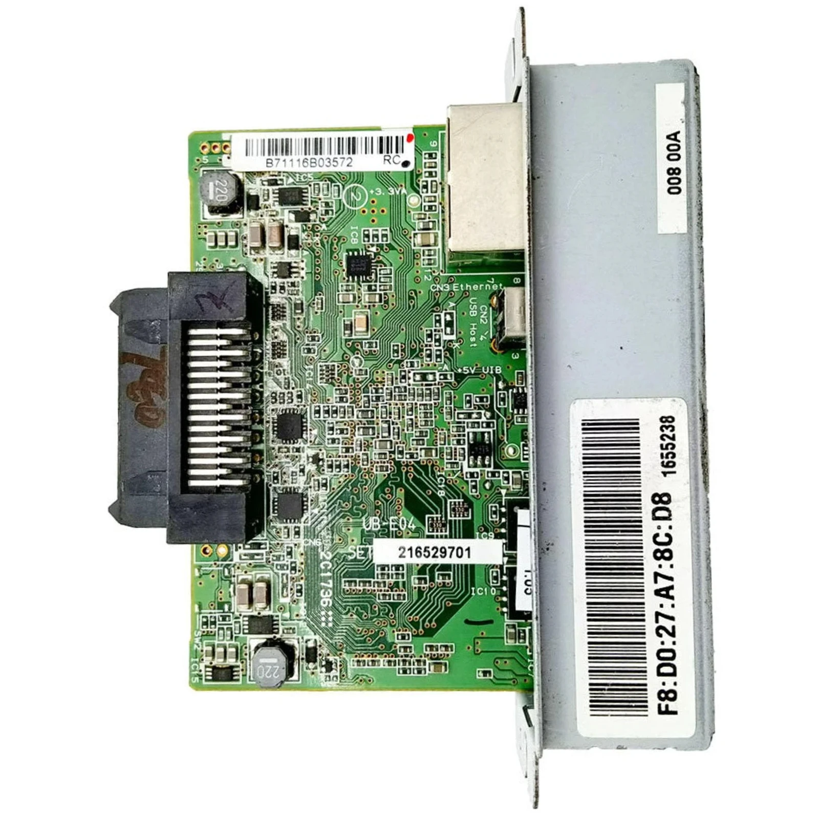 

Интерфейс Ethernet UB-E04 подходит для Epson TM-T82 TM-T20III TM-T70II TM-T20II TM-T88VII TM-H6000IV TM-T90II TM-L90 TM-T88V