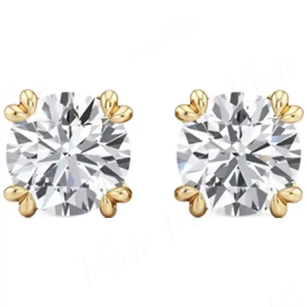 Veeie Veein Jewelry Women'S S925 Sterling Silver Stud Earrings 1 Carat Moissanite Earrings Fashion Jewelry For Ladies Hot Sales