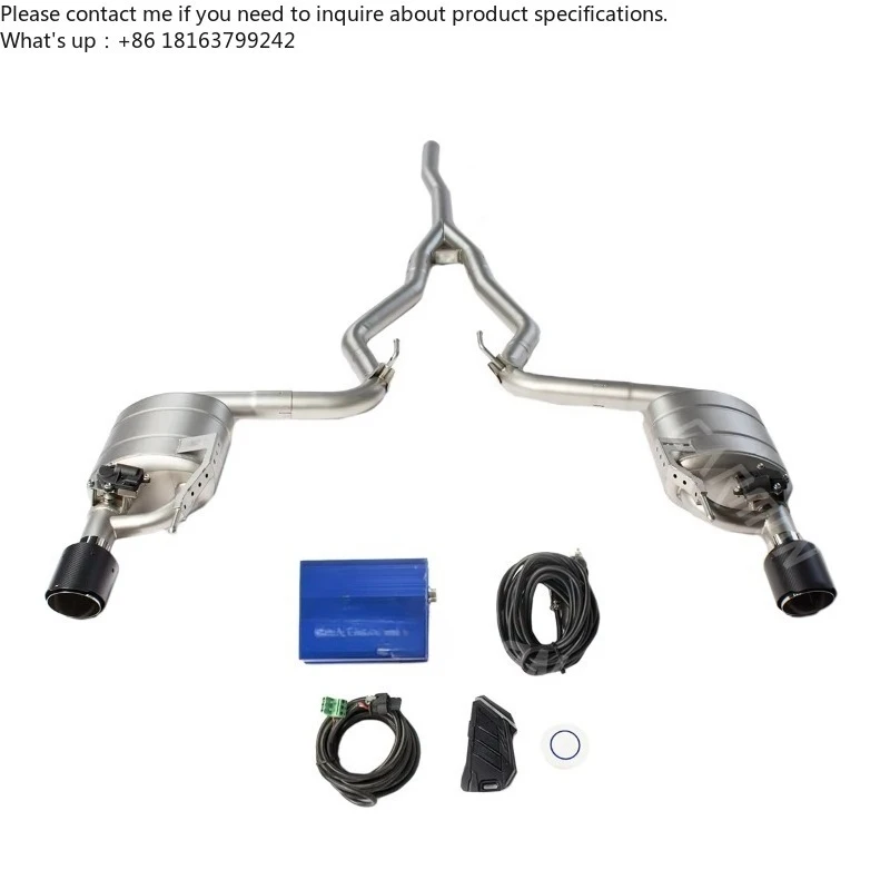 

For Ford Mustang 2.3T Hot Sale Exhaust Modified System 304 Stainless Steel Catback Electronic Muffler Valve With Remote Control