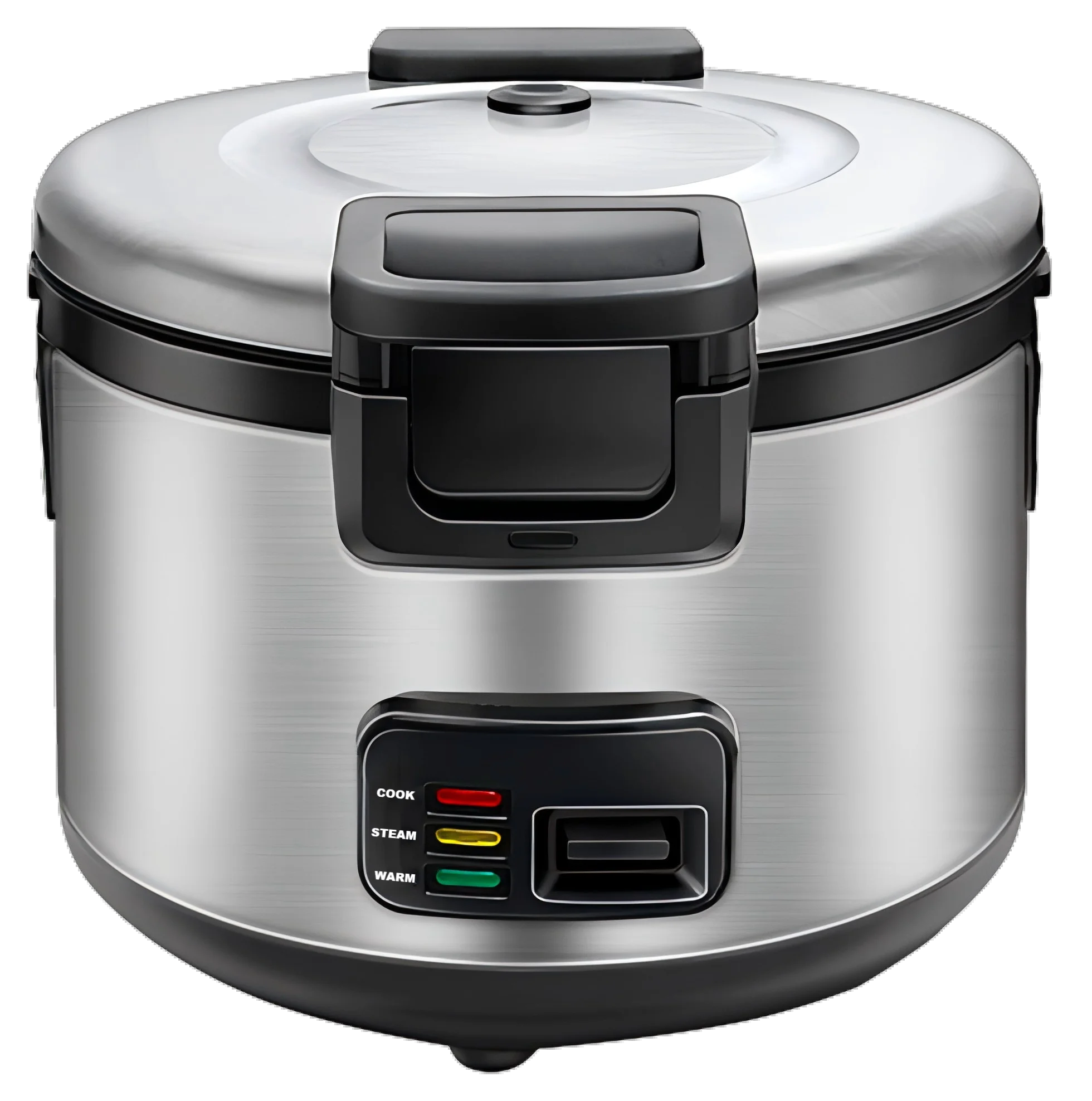 Olla arrocera comercial con botón de 19 litros | Calentador eléctrico de gran capacidad para sushi, arroz blanco | para cocina de cantina de restaurante de hotel