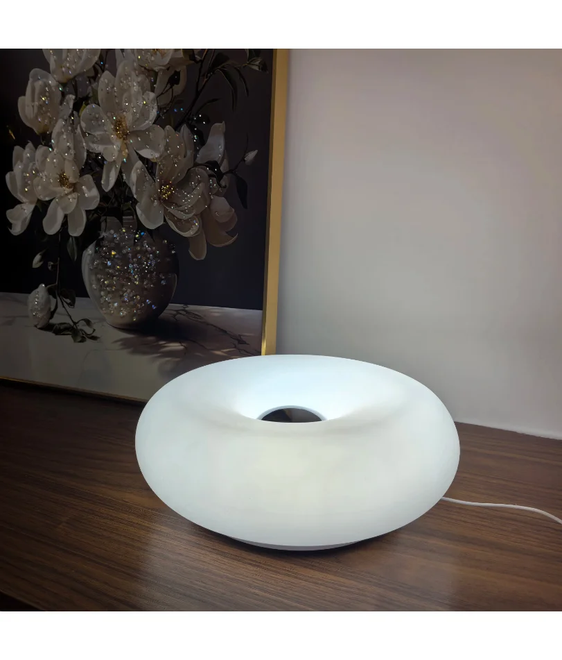 Bauhaus table lamp USB plug bedroom bedside lamp living room dining room decoration donut ambient light
