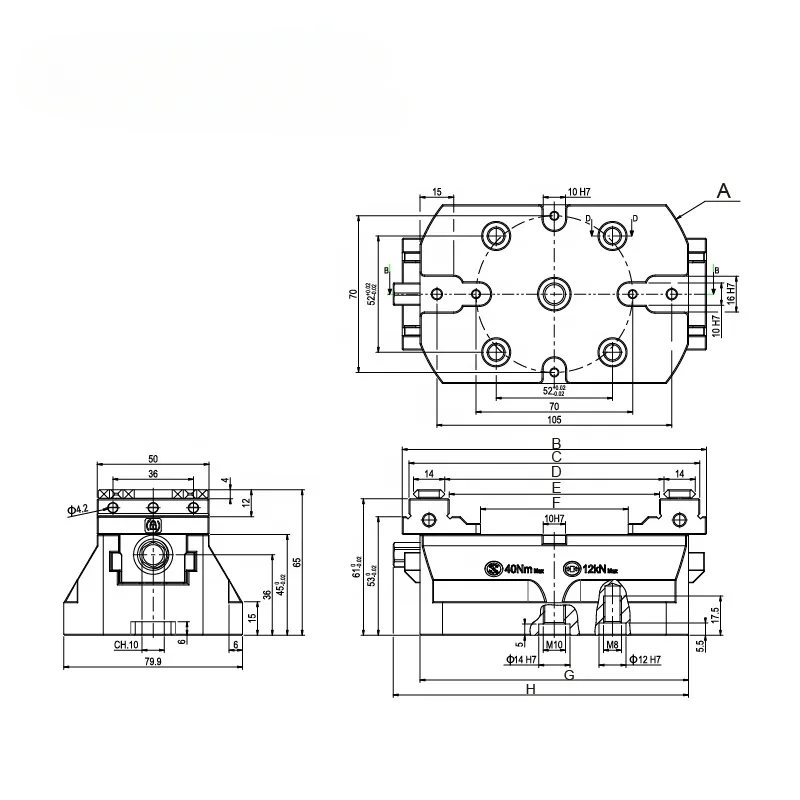 Precision Steel Multi Function Vise 3A-110519