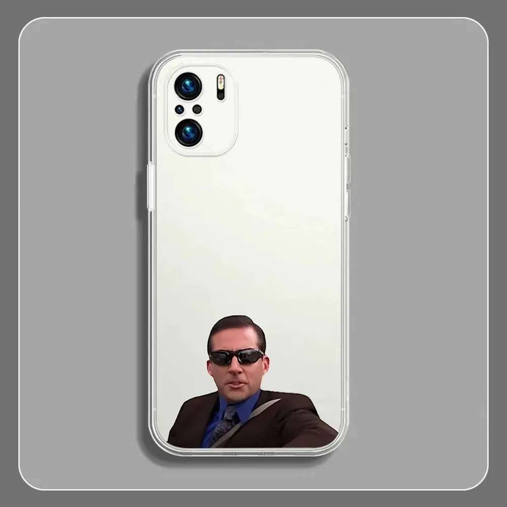 MMichaeserl-s-Scottser The Office Funny Humor Phone Case For Xiaomi 11 Redmi Note 11 5G 8T 9A 9 10T Note8Pro Note9 12SUltra Tran