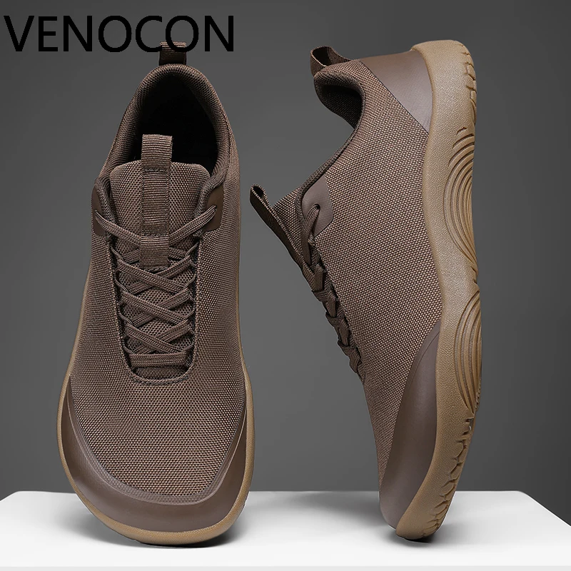 

VENOCON Adult Barefoot Extra Wide Ball Toe Box Nose Minimalist Airy Upper Heel To Zero Drop Shoes Sneakers Footwear For Men Man
