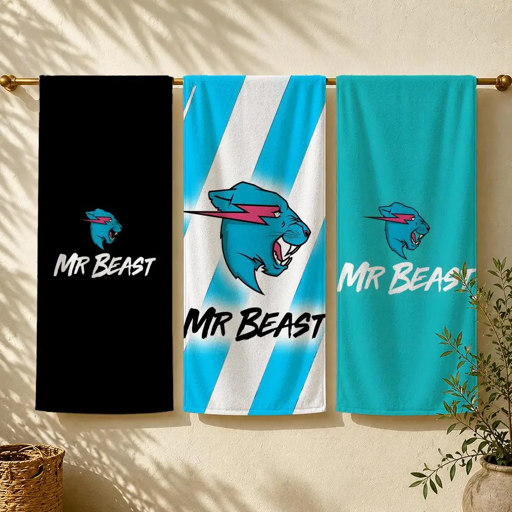 YouTuber M-MrBeast Towel Towel beach towel, quick drying absorbent bath towel for Swim,Gym,Camping,Outdoor hot