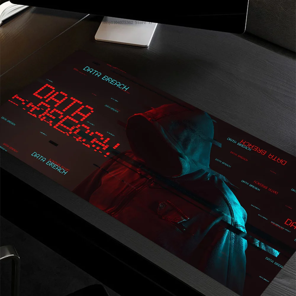 Hacker Virus Mousepad Large Keyboard Desk Mat Gaming Mouse Pad LockEdge Non-slip Mat