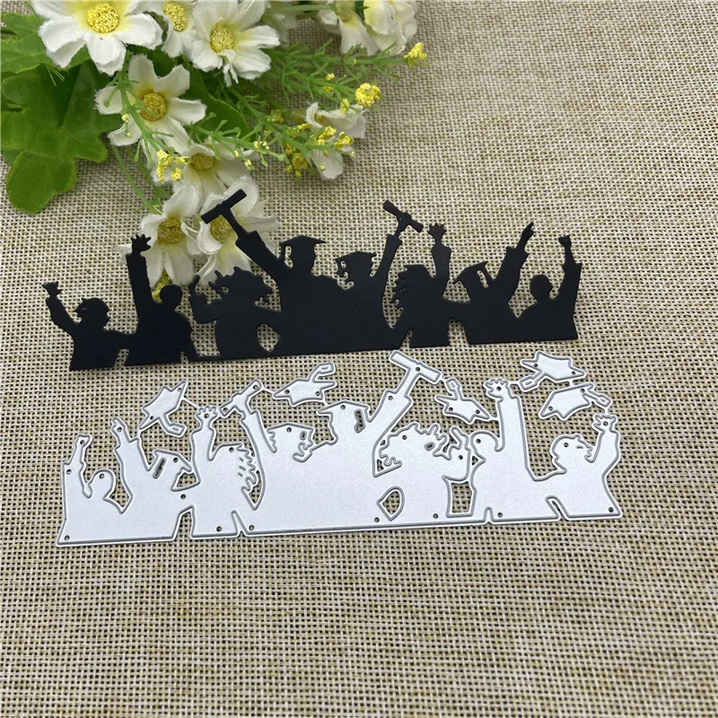 Graduation decoration Metal cutting dies  mold Round hole label tag Scrapbook paper craft knife mould blade punch stencils dies