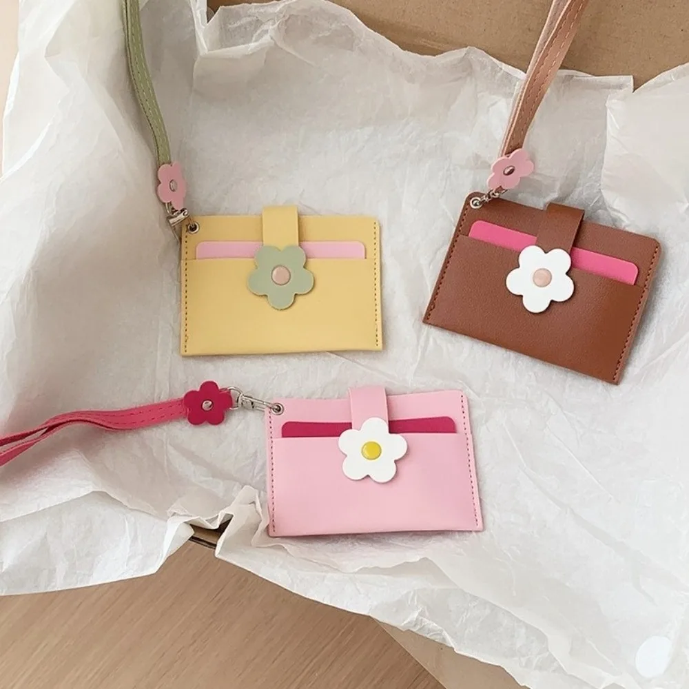 Cute Color Blocking Short Wallet PU Leather Y2K Women Card Holder Multifunctional Mini Handheld Coin Purse Daily