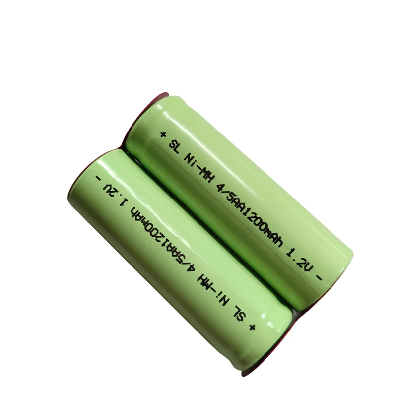 4/5AA 2.4V NI-MH Rechargeable Battery Pack With Tabs 43*28mm Replaces For Philips 996 Electric Clipper Battery