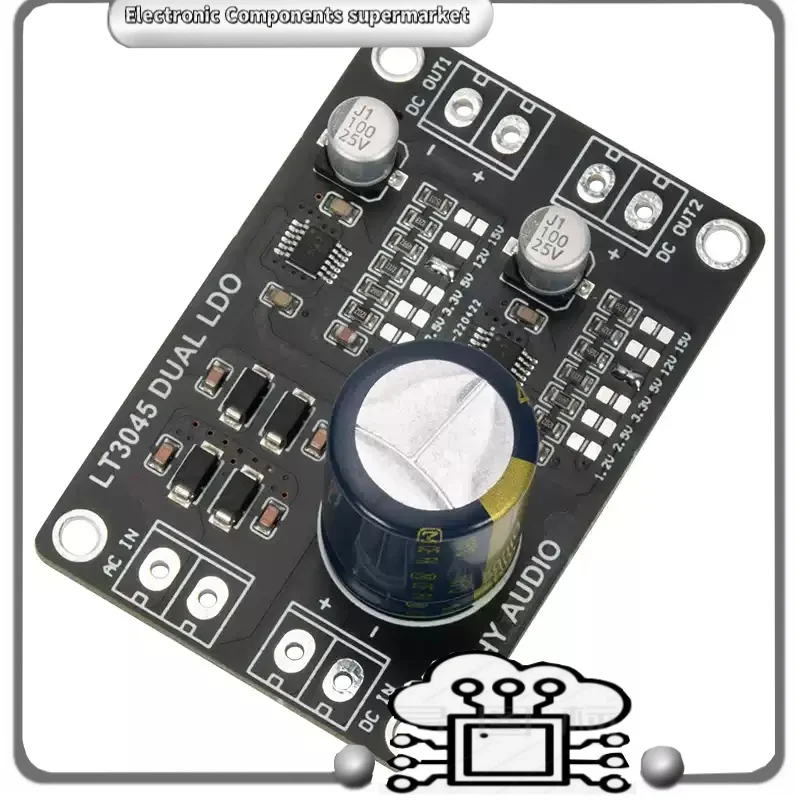 

For Nvarcher LT3045 dual-channel positive voltage DC stabilized power supply low noise high precision linear upgrade DAC