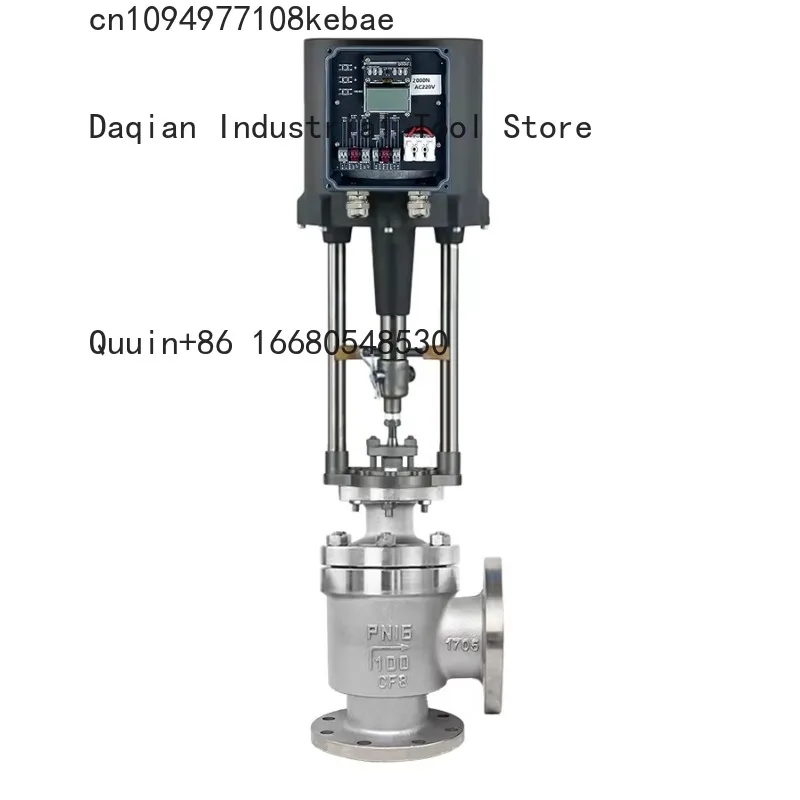 FsWCB Electric Angle Control Valve Single Seated Control Valve On/off Type Temperature Flow Modulating Valve