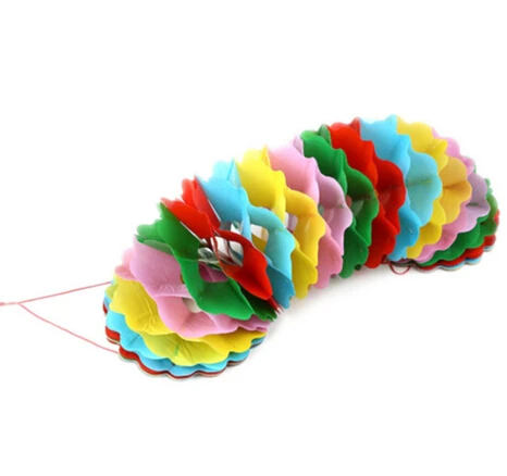 

250*21cm Colorful Garland (pull flower) Large size Stage Magic Trick Accessories Illusions Close Up Fun Magic Gimmick YH236