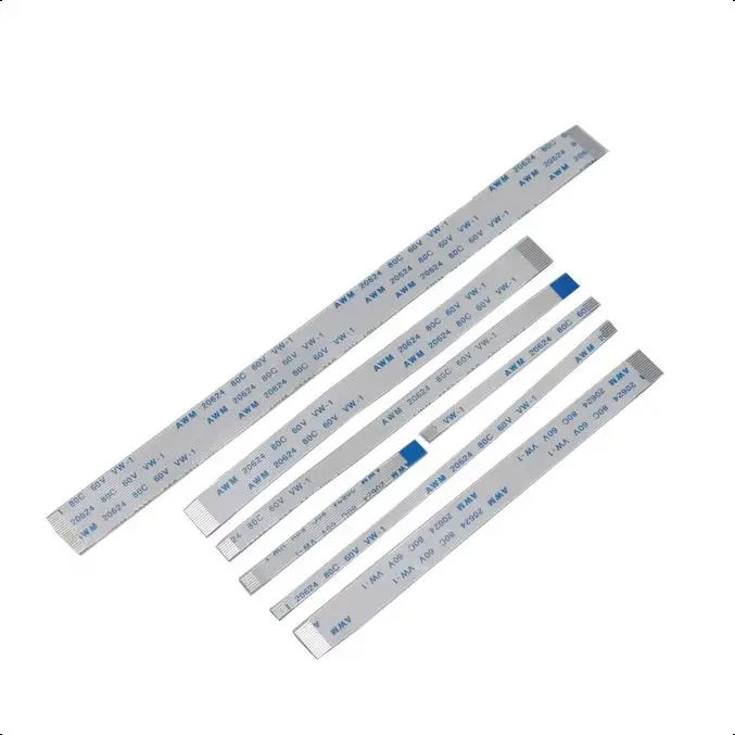 【10PCS】5CM 10CM 15CM 20CM FPC FFC Ribbon Flexible Flat Cable 4/6/8/10/12/14/15/16/18/20 PIN Pitch 0.5MM 1.0MM Reverse /Forward