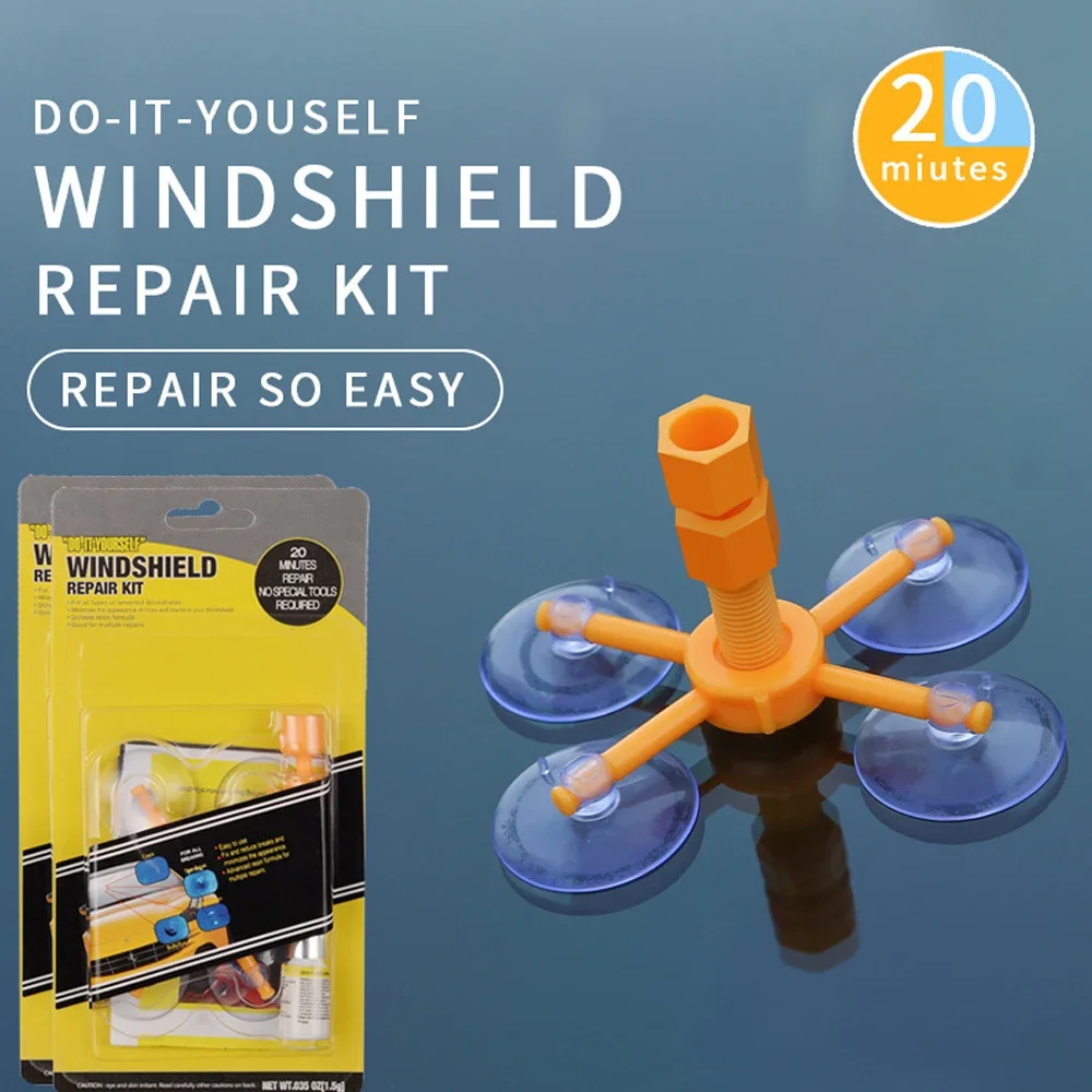 Auto Windschutz scheibe geknackt Reparatur satz Auto Glas Kratzer Riss wiederherstellen DIY Aut