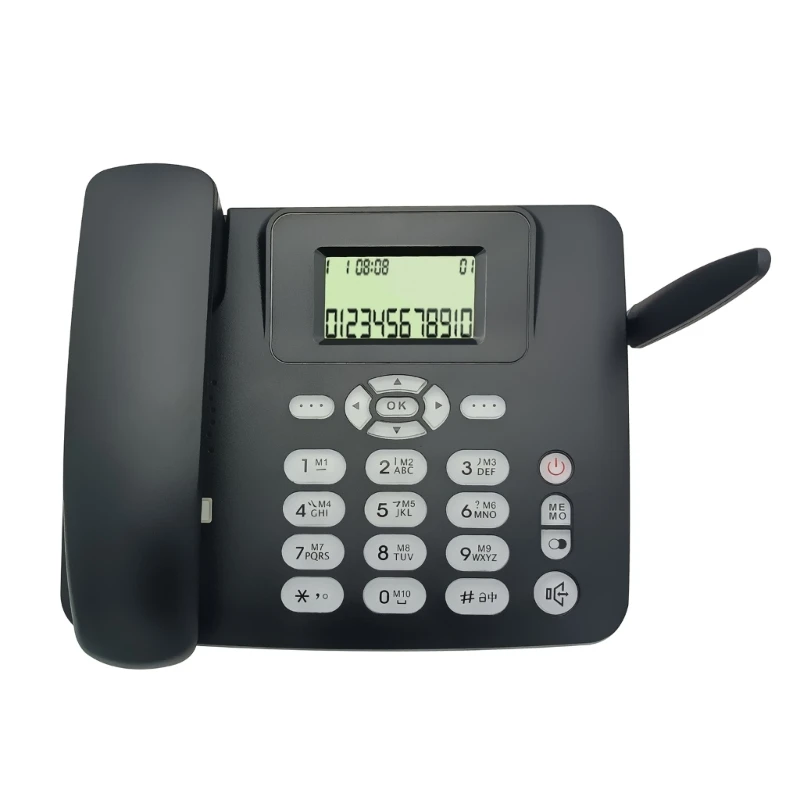 GSMs Wireless Desktop Phone for Home Office Multifunction Cordless Device DropShipping