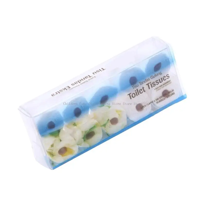 Simulation Miniature Tissue Paper Towel Roll Set For 1/12 Doll House Decoration