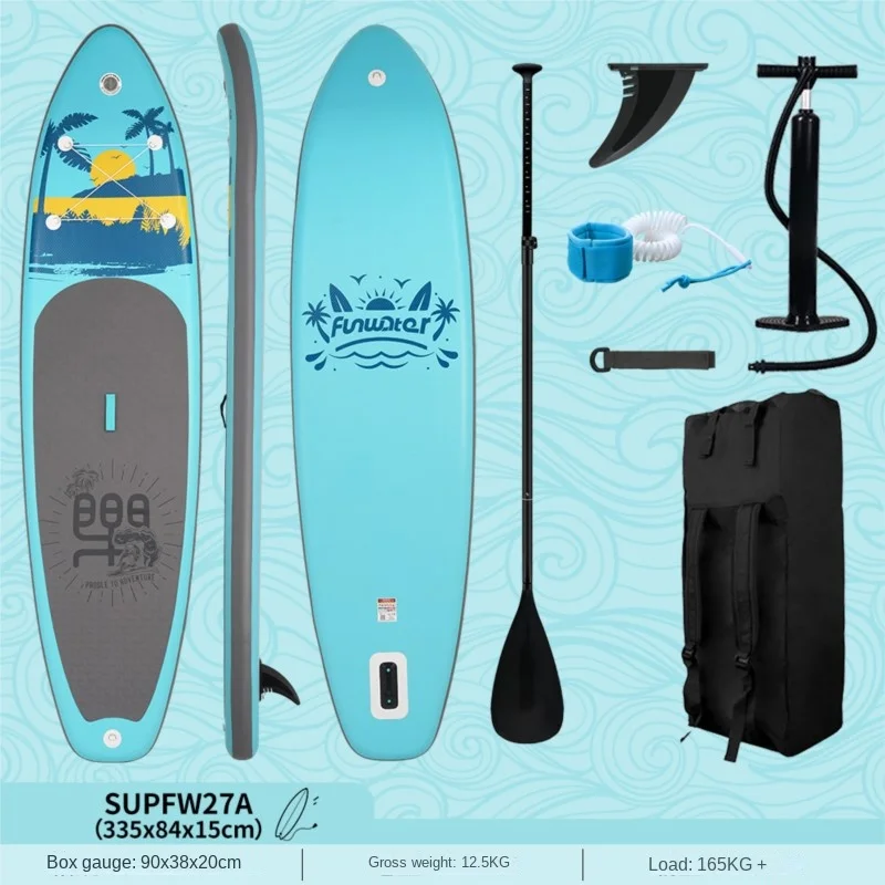 WolFAce New Summer Seaside Paddle Board Inflatable Surfboard Professional SUP Water Skiing Paddle Board Paddle Board 2024