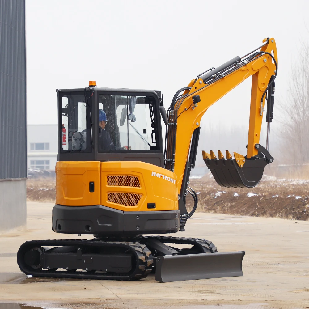 Mini Excavator EPA Euro 5 Kubota Farm Digger Engine  Chinese Mini Excavator