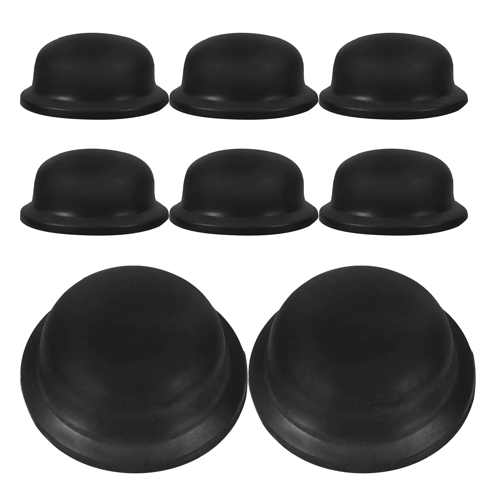 

8Pcs Umbrella Replacement Tops Cover - 2Cm Convex Umbrella End Caps for Home Garden Use - Smooth Finish Tip Protectors