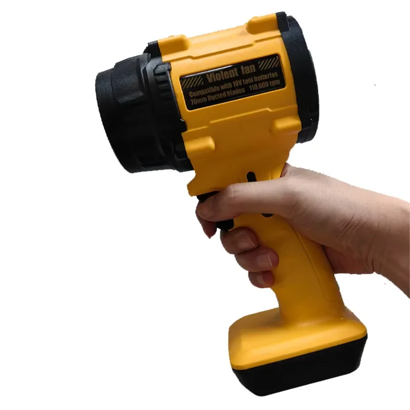 High-Power Violent Fan Air Blower Turbo Jet Fan Thrust Leaf Duster Handheld Power Tools For DeWALT 20V 18V Battery