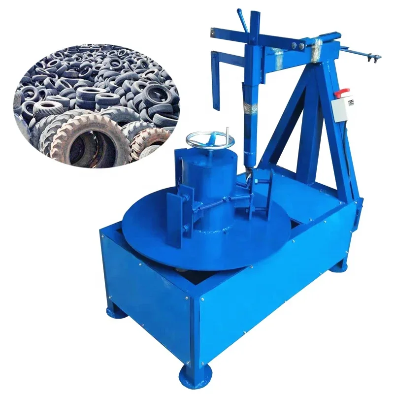 

Tyre Cutting Machine Scrap Waste Scrap Tyre Cut in 3 Pieces Tyre Recycling Machine in Pakistan