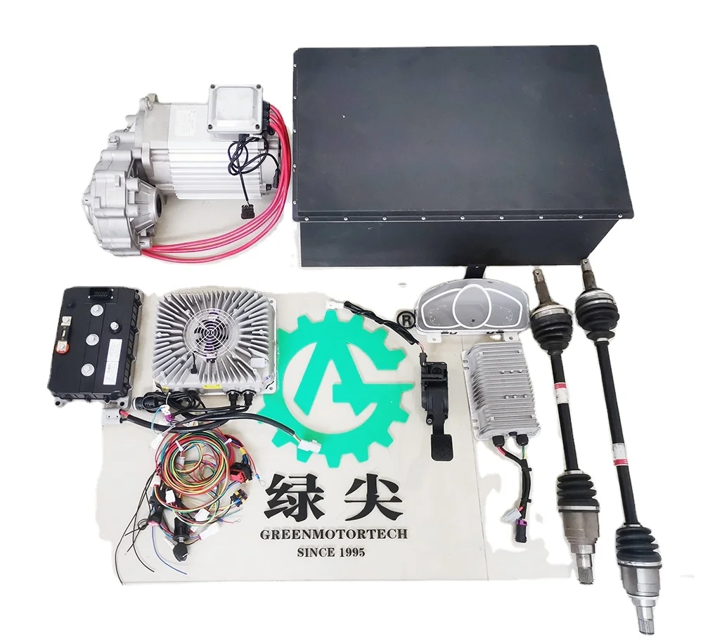 Factory Price 2KW - 150KW  Motor Controller Rear Axle Gearbox Driving Kit Electric Car Conversion (Battery Excluded)