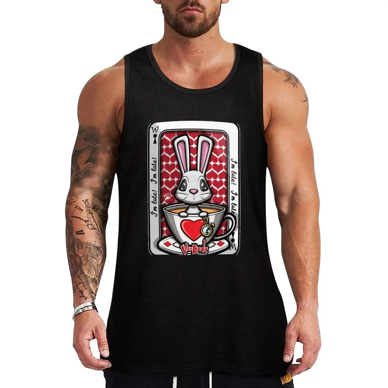 

White Rabbit Tank Top bodybuilding t-shirt T-shirt man sleeveless jackets