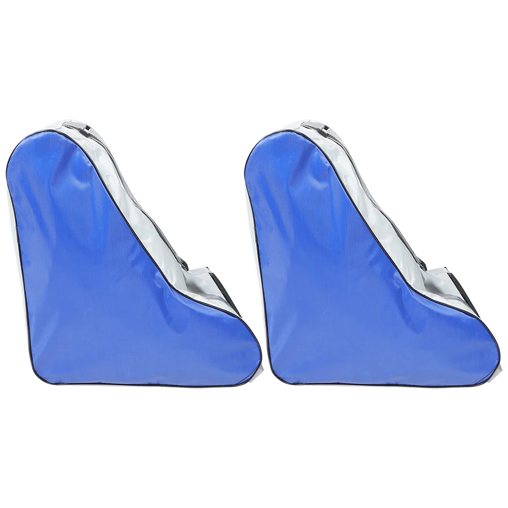 2Pcs Roller Skates Bag Large Size Wear-Resist Portable Skate Storage Pouch for Girls Ice Skating Accessories Trendy Design