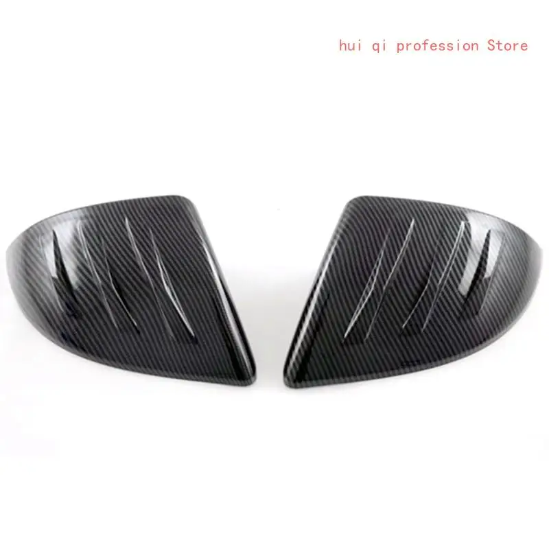 

1 Pair Door Side Wing Rearview Mirror Cover Trim Protective Exterior Sticker Carbon Look Compatible for MG4 EV2022-2024 H8WE