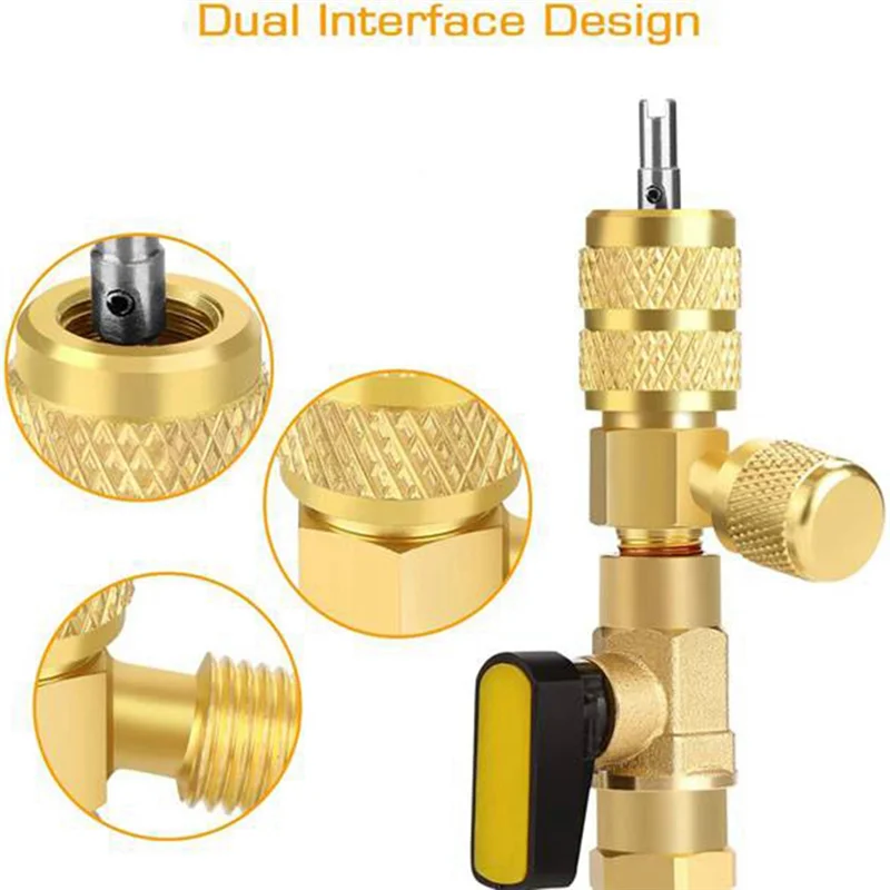 Brass - Valve Core Handling Tool Valve Core Wrench Refrigeration Tool