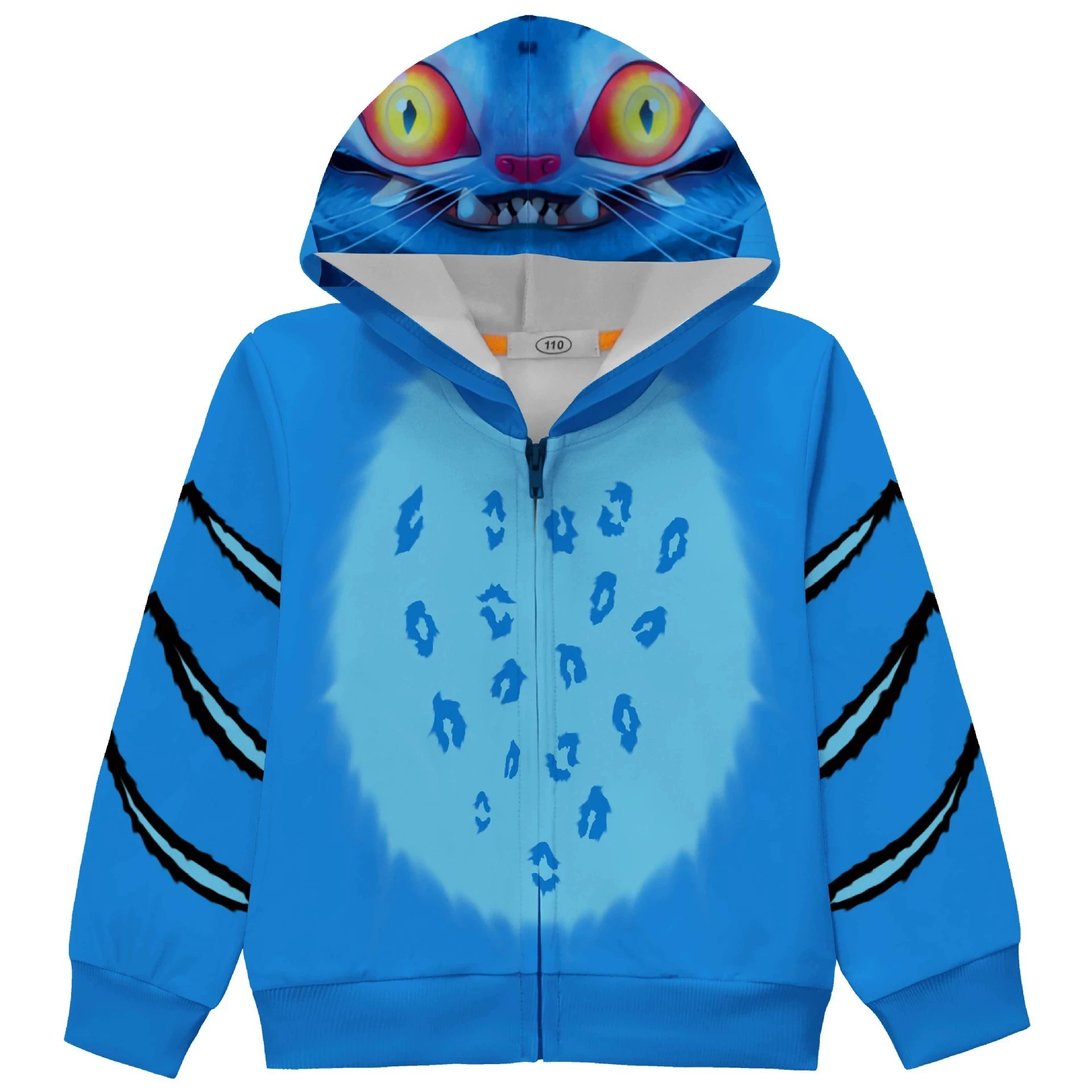 KDPop KPDH Anime Derpy Costume Kids Derpy Tiger Cosplay Clothes Pajama Sleepwear Boy Girl Dress Harajuku Hoodie Jacket Tshirt view 2