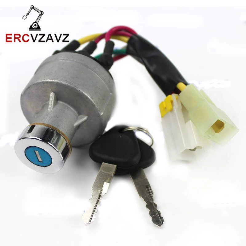 

VOE 14526158 VOE14826158 VOE14529152 Ignition Switch with 2 Keys for Volvo EC140 EC160 EC210 EC240 EC290 EC330 EC460 Excavator