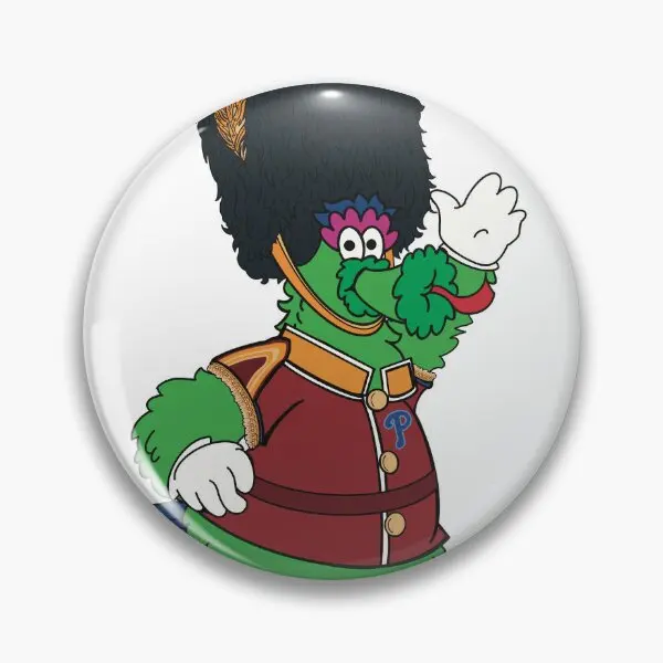 Phillies Phanatic Is British Attire Re  Soft Button Pin Badge Brooch Jewelry Creative Cartoon Lover Lapel Pin Hat Cute Funny