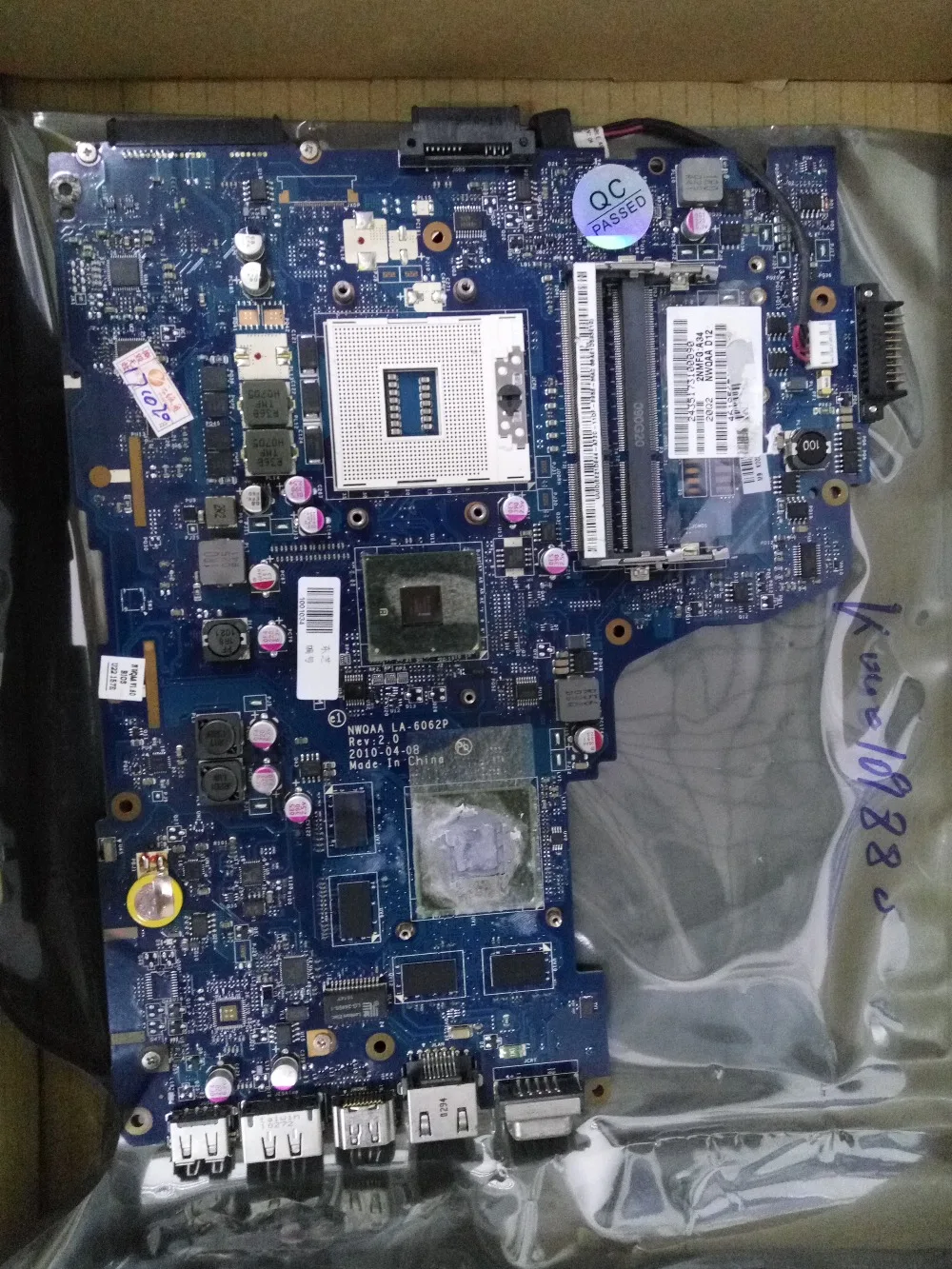 LA-6062P K000109880 A660 A665: плата для подключения к материнской плате, полностью протестированная, для ноутбуков