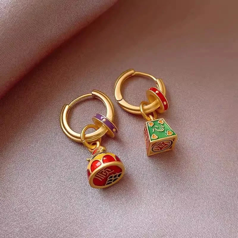 Moderne Boho Sieraden Elegante Temperament Kleur Bloem Oorbellen Voor Vrouwen Vrouwelijke Geschenken Delicaat Ontwerp Ooraccessoires